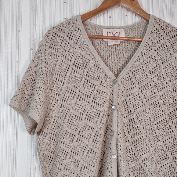 Vintage 80s Knit Cardigan - Picture 10 of 13